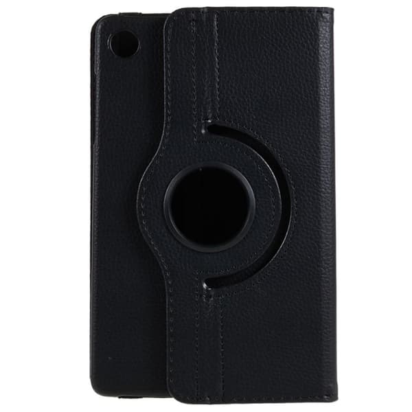 SKALO Lenovo Tab M8 Gen 4 360 Litchi Suojakotelo - Musta