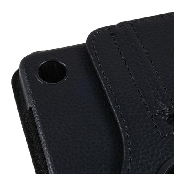 SKALO Lenovo Tab M8 Gen 4 360 Litchi Suojakotelo - Musta