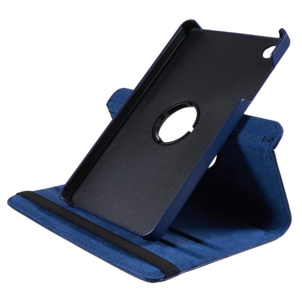 SKALO Lenovo Tab M8 Gen 4 360 Litchi Flip Cover - Mørkeblå