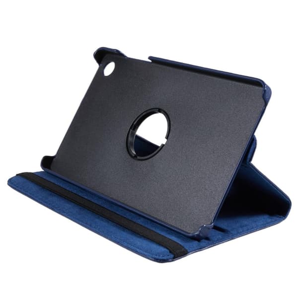 SKALO Lenovo Tab M8 Gen 4 360 Litchi Flip Cover - Mørkeblå