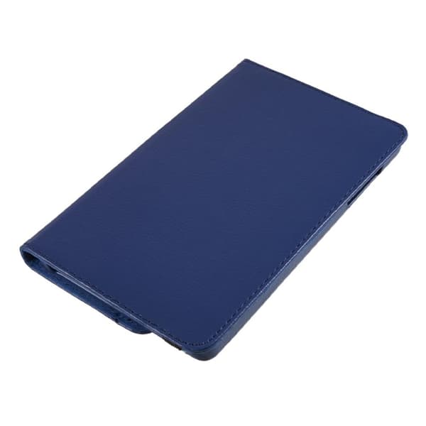 SKALO Lenovo Tab M8 Gen 4 360 Litchi Flip Cover - Mørkeblå