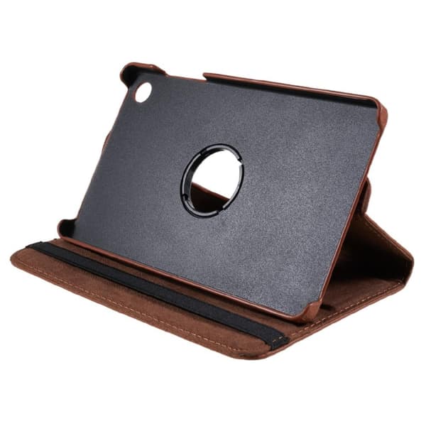 SKALO Lenovo Tab M8 Gen 4 360 Litchi Flip Cover - Brun