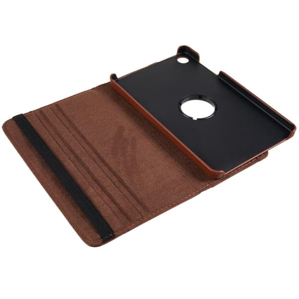 SKALO Lenovo Tab M8 Gen 4 360 Litchi Flip Cover - Brun