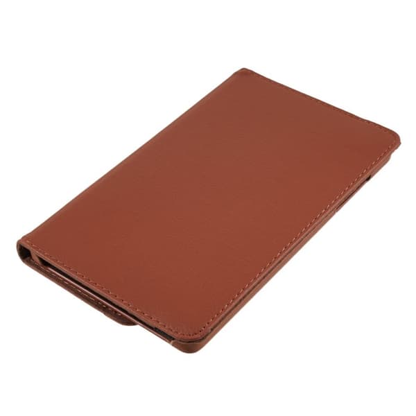 SKALO Lenovo Tab M8 Gen 4 360 Litchi Flip Cover - Brun