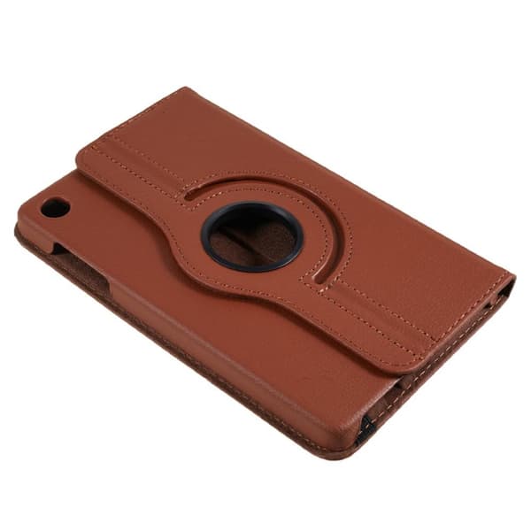 SKALO Lenovo Tab M8 Gen 4 360 Litchi Flip Cover - Brun