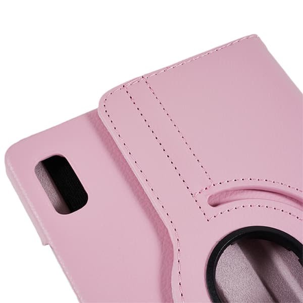 SKALO Lenovo Tab M9 360 Litchi Flip Cover - Pink