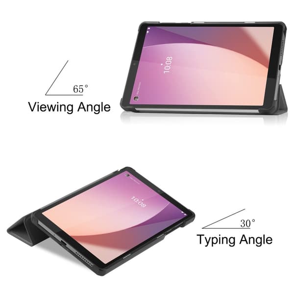 SKALO Lenovo Tab M8 Gen 4 Trifold Flip Cover - Grå