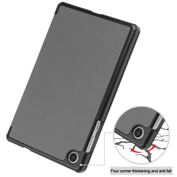 SKALO Lenovo Tab M8 Gen 4 Trifold Flip Cover - Grå