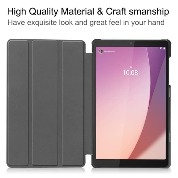 SKALO Lenovo Tab M8 Gen 4 Trifold Flip Cover - Grå