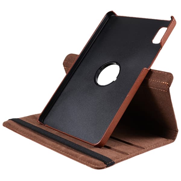 SKALO Lenovo Tab M9 360 Litchi Flip Cover - Brun