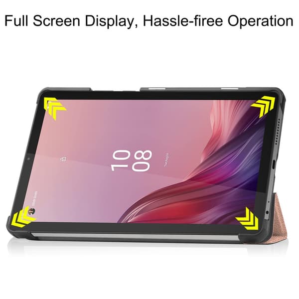 SKALO Lenovo Tab M9 Trifold Flip Cover - Rosa guld
