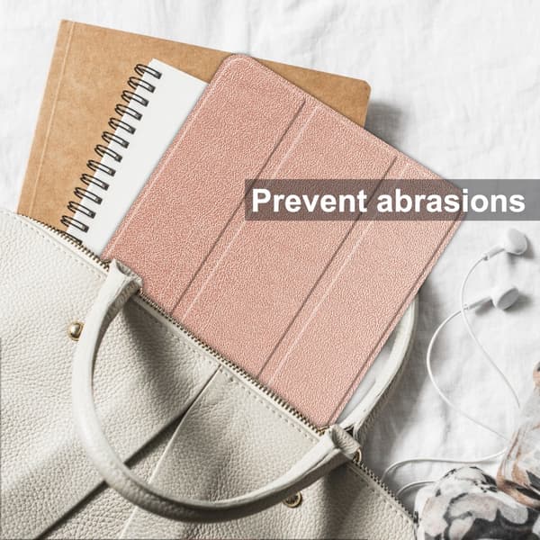 SKALO Lenovo Tab M9 Trifold Flip Cover - Rosa guld