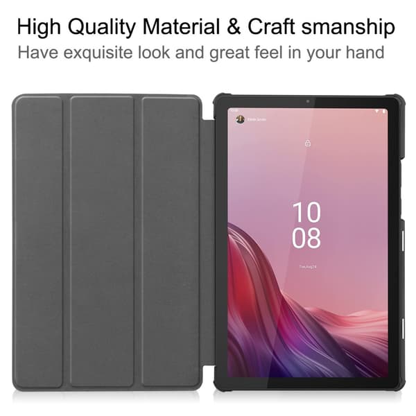 SKALO Lenovo Tab M9 Trifold Flip Cover - Rosa guld