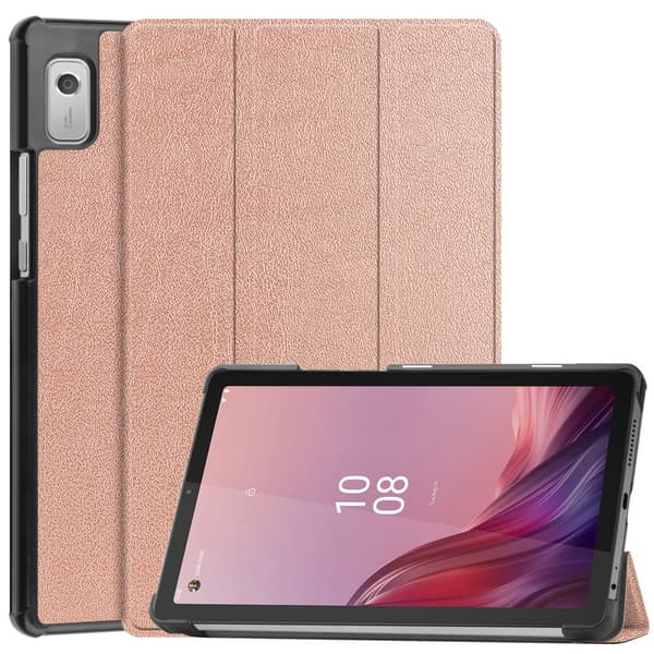 SKALO Lenovo Tab M9 Trifold Flip Cover - Rosa guld
