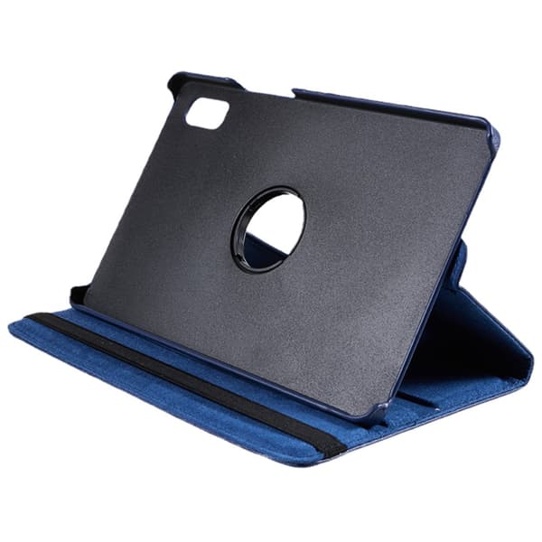 SKALO Lenovo Tab M9 360 Litchi Fodral - Mörkblå