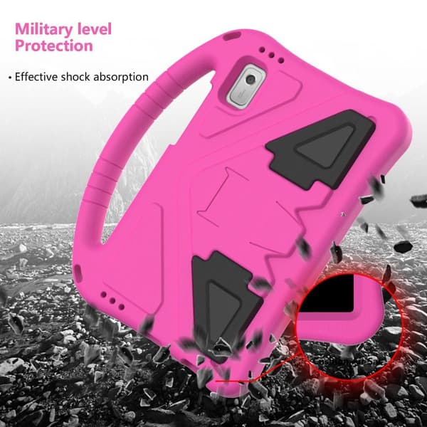 SKALO Lenovo Tab M9 Barnskal med handtag och ställ - Rosa