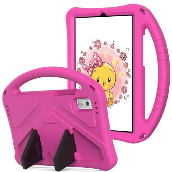 SKALO Lenovo Tab M9 Barnskal med handtag och ställ - Rosa