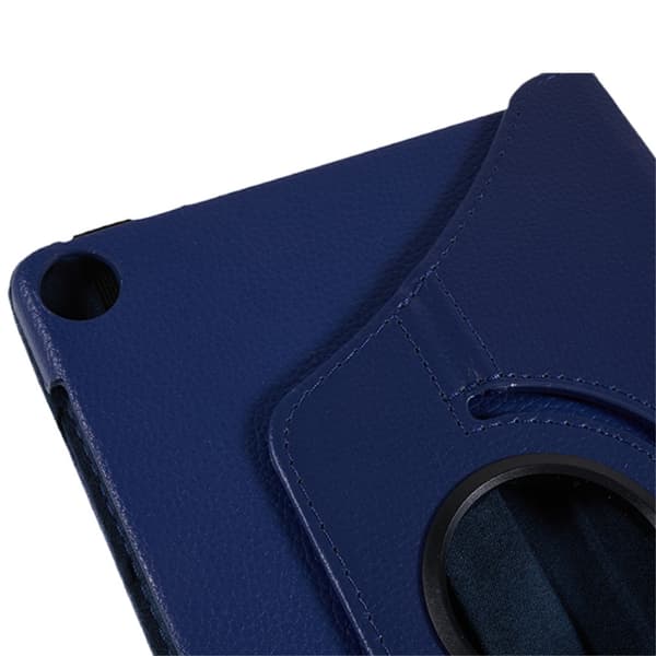SKALO Lenovo Tab M10 (Gen 3) 360 Litchi Flip Cover - Mørkeblå