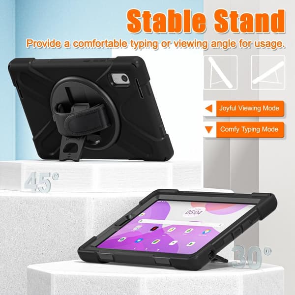 SKALO Lenovo Tab M9 Extra Shockproof Armor Shockproof Cover - Sort