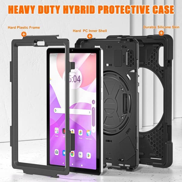 SKALO Lenovo Tab M9 Extra Shockproof Armor Shockproof Cover - Sort