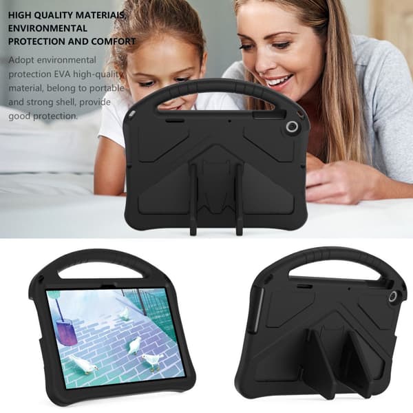 SKALO Lenovo Tab M10 (Gen 3) Lapsikuori kahvalla ja jalustalla - Musta