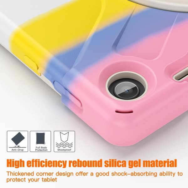 SKALO Lenovo Tab M10 (Gen 3) Extra Shockproof Armor Shockproof Cover - Rainbow
