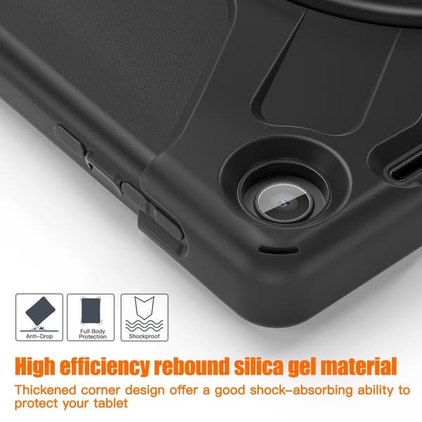 SKALO Lenovo Tab M10 (Gen 3) Extra Shockproof Armor Iskunkestävä kuori - Musta