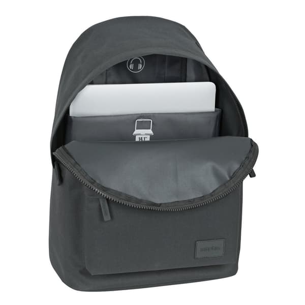 Laptop rygsæk Safta 14,1'' 31 x 41 x 16 cm Grå