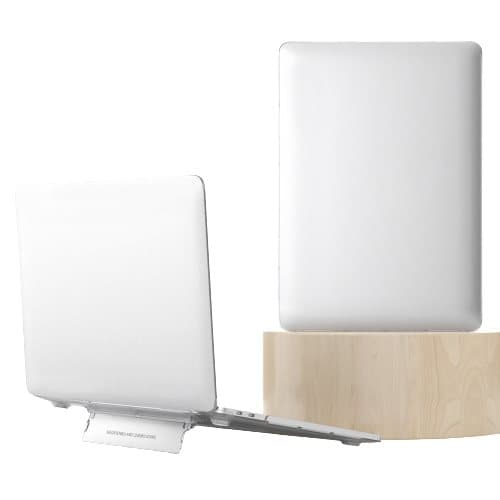 Tablet etui tablet cover med varmeafledning usynlig stander PC   iPad Air M2 A2681 13.6 inch Gennemsigtig