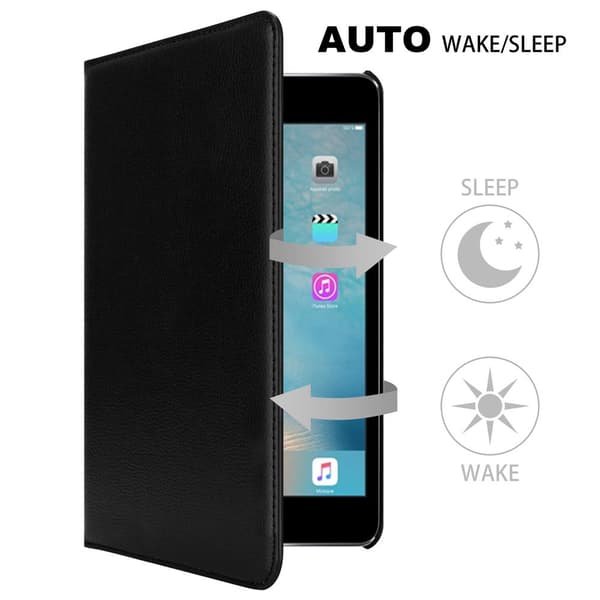 iPad 2 / 3 / 4 Lompakkokotelo Matkapuhelinkotelo Suojakuori Suojakotelo Auto Wake Up, Stand-toiminto ja kumihihna sulkeminen