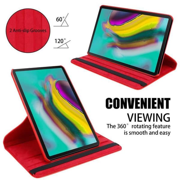 Deksel for Samsung Galaxy Tab S5e (10.5 tommer) Lommebokdeksel til Nettbrett UTEN Auto Wake Up, med stativfunksjon og elastisk båndlukking