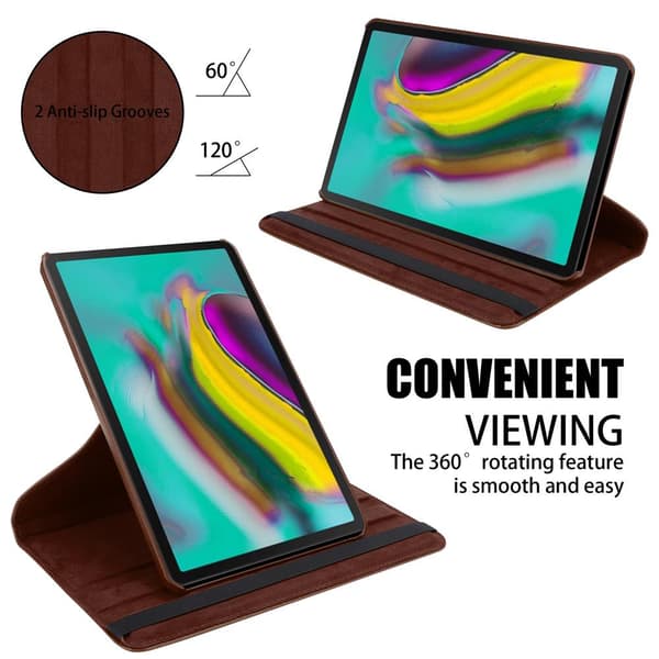 Samsung Galaxy Tab S5e (10.5 Tulli) Lompakkokotelo Matkapuhelinkotelo Suojakuori Suojakotelo ilman Auto Wake Up, jalusta toiminto ja kuminauha