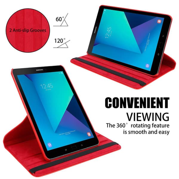 Samsung Galaxy Tab S3 (9.7 Tulli) Lompakkokotelo Matkapuhelinkotelo Suojakuori Suojakotelo ilman Auto Wake Up, jalusta toiminto ja kuminauha