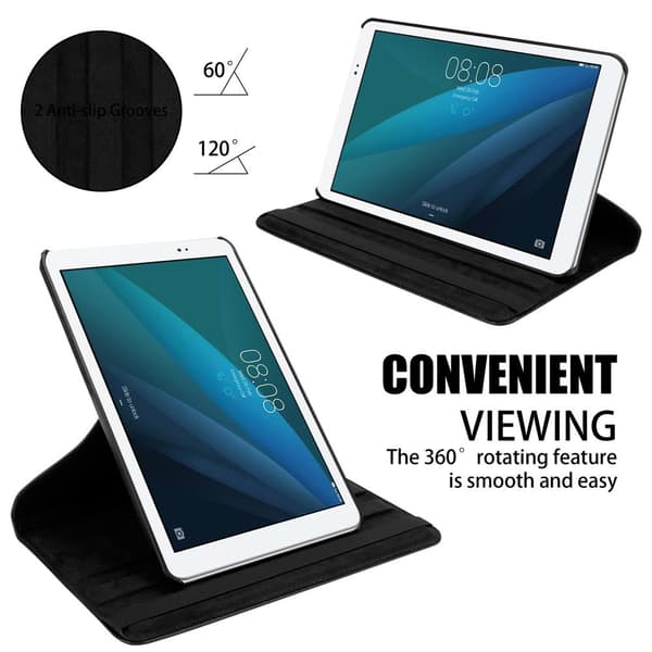 Huawei MediaPad T1 10 (10.0 Zoll) Lompakkokotelo Matkapuhelinkotelo Suojakuori Suojakotelo ilman Auto Wake Up, jalusta toiminto ja kuminauha