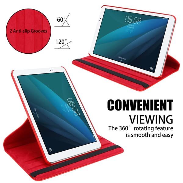 Huawei MediaPad T1 10 (10.0 Zoll) Lompakkokotelo Matkapuhelinkotelo Suojakuori Suojakotelo ilman Auto Wake Up, jalusta toiminto ja kuminauha