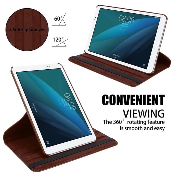 Huawei MediaPad T1 10 (10.0 Zoll) Lompakkokotelo Matkapuhelinkotelo Suojakuori Suojakotelo ilman Auto Wake Up, jalusta toiminto ja kuminauha