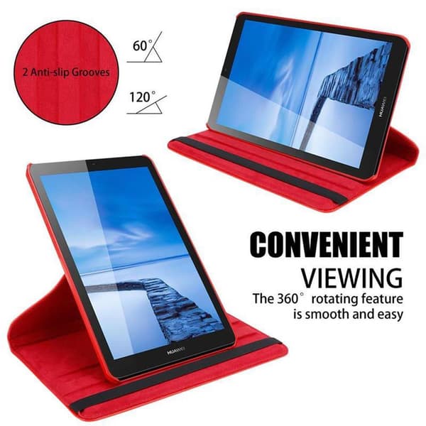 Deksel for Huawei MediaPad T3 7 (7.0 tommer) Lommebokdeksel til Nettbrett UTEN Auto Wake Up, med stativfunksjon og elastisk båndlukking