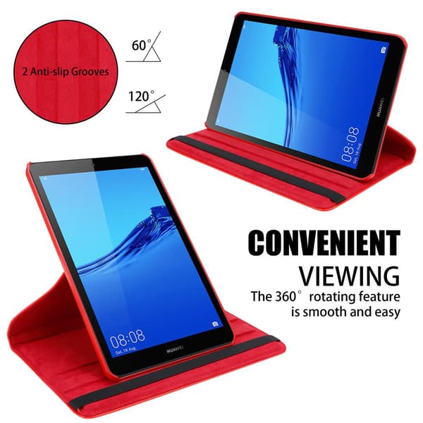Deksel for Huawei MediaPad M5 8 (8.4 tommer) Lommebokdeksel til Nettbrett UTEN Auto Wake Up, med stativfunksjon og elastisk båndlukking