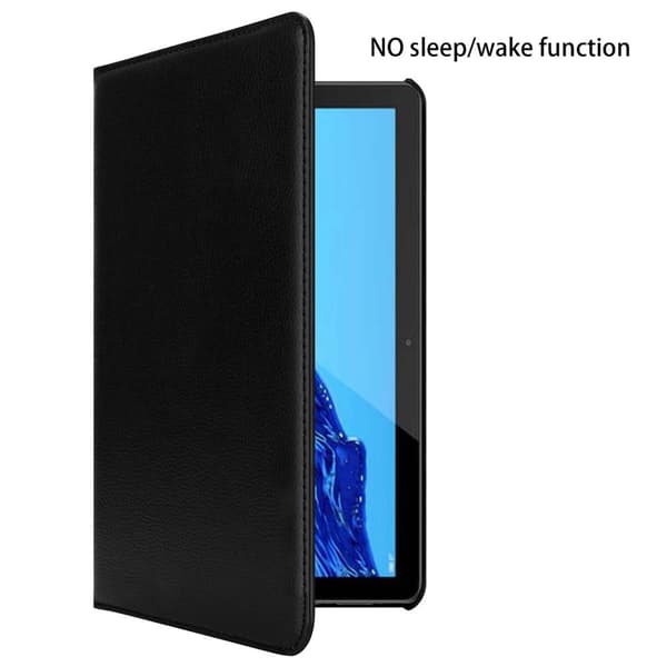 Fordal för surfplatta för Huawei MediaPad T5 10 (10.1 tum) Skal UTAN automatisk väckning, med ståfunktion och elastisk bandstängning