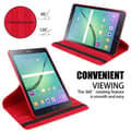 Pikkukuva 5 / 7: Samsung Galaxy Tab S2 (8 Tulli) Lompakkokotelo Matkapuhelinkotelo Suojakuori Suojakotelo ilman Auto Wake Up, jalusta toiminto ja kuminauha sulkeminen
