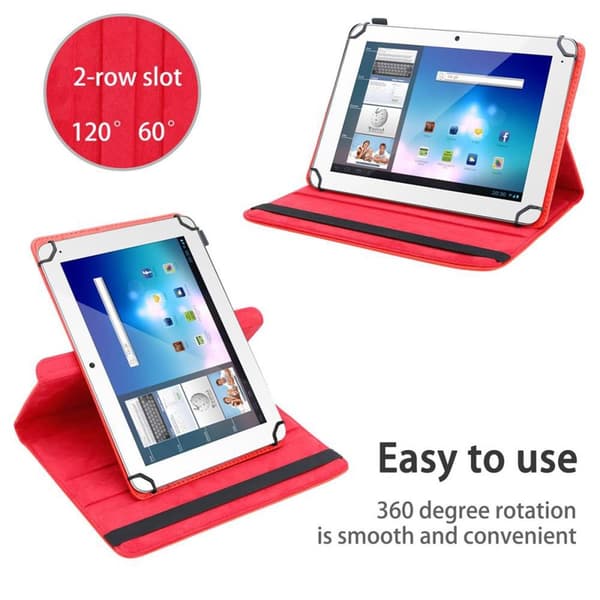 Odys Xelio PRO Suojakuori Suojakotelo Tablet Kotelo 60 astetta Faux Nahka Stand toiminto ja joustava hihna