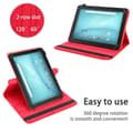 Miniatyrbilde 2 av 5: Deksel for Trekstor Surftab Breeze (10.1 tommer) 360 graders beskyttelsesetui nettbrett i kunstskinn med stativfunksjon og elastisk stropp