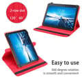 Pikkukuva 2 / 5: Lenovo Tab E10 (10.1) Suojakuori Suojakotelo Tablet Kotelo 60 astetta Faux Nahka Stand toiminto ja joustava hihna