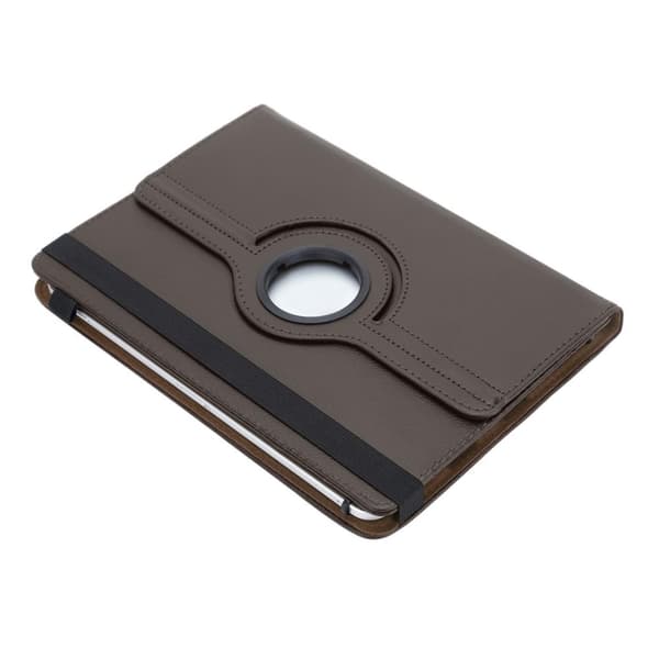 Deksel for 8" Tablets 360 graders beskyttelsesetui nettbrett i kunstskinn med stativfunksjon og elastisk stropp