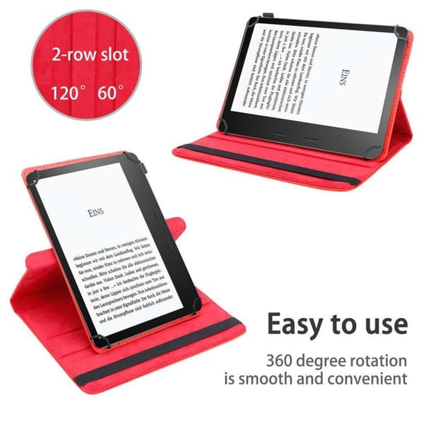 Kindle Oasis 2017 (9. Gen.) Suojakuori Suojakotelo Tablet Kotelo 60 astetta Faux Nahka Stand toiminto ja joustava hihna
