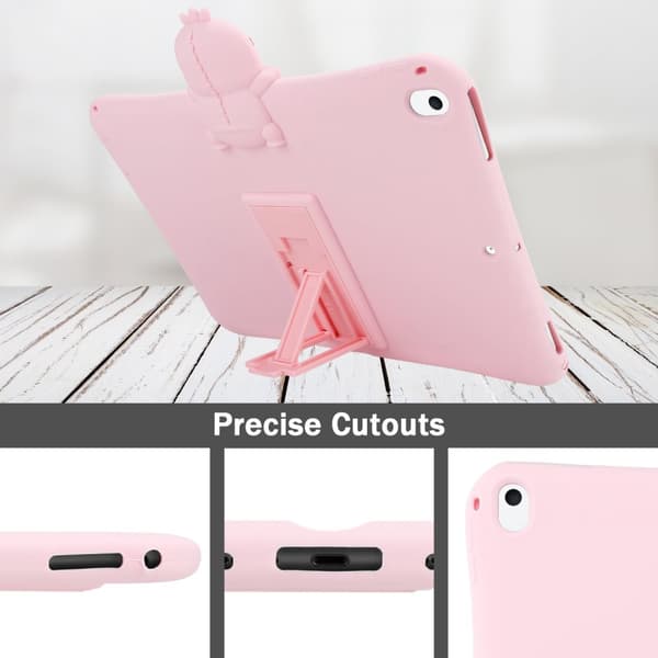 iPad MINI 4 (7.9 Tulli) Suojakotelo Tabletin Suojakuori lapsille joustavasta TPU-silikonista, jossa on jalusta-toiminto