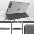 Miniatyrbilde 5 av 7: Deksel til iPad 2 / 3 / 4 Ultratynt Nettbrett Silikondeksel av fleksibel TPU-silikon med stativfunksjon
