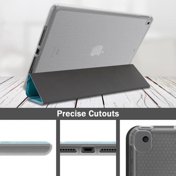 Deksel til iPad PRO (10.5 tommer) Ultratynt Nettbrett Silikondeksel av fleksibel TPU-silikon med stativfunksjon