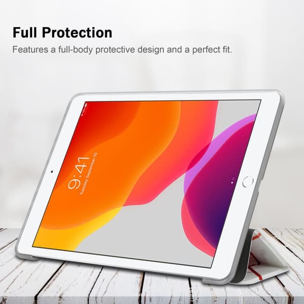 Deksel til iPad PRO (10.5 tommer) Ultratynt Nettbrett Silikondeksel av fleksibel TPU-silikon med stativfunksjon