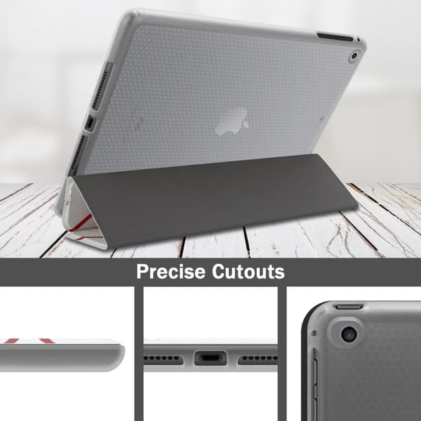 iPad AIR 2 2014 / AIR 2013 / PRO (9.7 tum) Plånboksfodral Skal Case Ultratunnt skydds Skal av flexibelt TPU-silikon Fodral med ståfunktion
